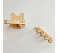 Estantes de Pared para Gatos, Juego de Muebles de Pared for Gatos: Muro for Escalar, escalones, Poste rascador, estantes, Varios tamaños