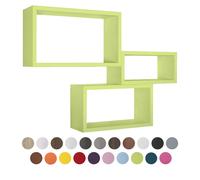 Estantes de pared rectangulares Conjunto de 3 pc de elección mod. Trittico