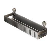 Estantes de succión, estante de ducha de taladro, ventosa antideslizante para baño, organizador que ahorra espacio, para inquilinos, apartamento, dormitorio, universidad, familia, hogar, 15.75 x 5.71