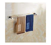 Estantes de toallas, estante de baño estante de acero inoxidable barra de toalla de una sola toalla accesorios de gancho de colcha montada en la pared para la decoración del inodoro de la cocina