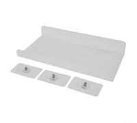 Estantes flotantes acrílicos, solución perfecta para organizar objetos pequeños mientras mantiene los espacios brillantes y abiertos (30 x 15 cm)