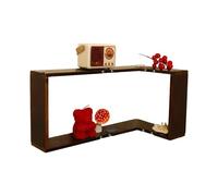 Estantes flotantes, almacenamiento estético de madera | Estante de esquina vintage para decoración de pared | para marco de fotos de libros, baño, cocina, dormitorio, sala de estar, guardería, oficina