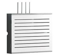 Estantes flotantes caja de almacenamiento de enrutador inalámbrico de madera montado en la pared WiFi Router caja de almacenamiento TV fila inferior caja de oclusión caja de almacenamiento decorativa