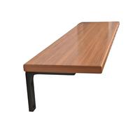 Estantes flotantes de Madera Grandes para Pared, para Sala de Estar, Cocina, baño, Dormitorio, decoración del hogar, Almacenamiento Walnut 20 * 60cm