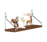 Estantes flotantes de Madera para Pared, decoración de Dormitorio montado en la Pared, decoración de Dormitorio sin taladrar para Libros, baño, Sala de Estar, Plantas