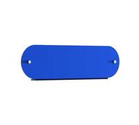 Estantes flotantes de pared de acrílico azul, estantes de almacenamiento de baño para sala de estar y dormitorio, organizador de exhibición de 60 cm