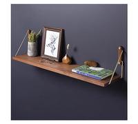 Estantes flotantes de pared de madera maciza con soportes invisibles para decoración del hogar y almacenamiento en dormitorio, sala de estar, baño, cocina