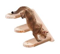 Estantes flotantes de pared, escalones para gatos en madera de pino natural, escaleras y escalones para gatos que ahorran espacio para escalar y descansar