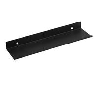 Estantes flotantes en la pared sin taladro, estante de decoración for habitación, maceta for plantas y flores, obras arte, organizadores muebles cocina baño Metal, 2 uds Para Dormitorio(Black 40cm)