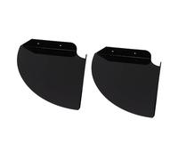 Estantes flotantes esquineros flotantes de pared, 2 dormitorios, estantes angulares redondos suspendidos para dormitorio, salón, baño con ducha (#1)