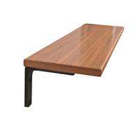 Estantes flotantes, Estante de Pared de Madera rústica, estantes de baño sobre el Inodoro, decoración de la Pared de la Granja para Dormitorio, Cocina, Sala de Estar y Plantas Walnut 20 * 60cm