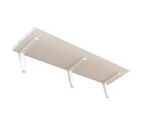 Estantes flotantes, Estante de Pared de Madera rústica, estantes de baño sobre el Inodoro, decoración de la Pared de la Granja para Dormitorio, Cocina, Sala de Estar y Plantas Ivory 30 * 100cm