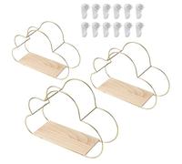 Estantes Flotantes - Estante De Pared Flotante | Organizador De Estante De Pared Flotante En La Nube | 3 Piezas Organizador De Almacenamiento Estantería De Estanterías Decoración De La Casa De Campo P