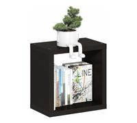 Estantes flotantes Furinno Cubicle para Pared, Estante cúbico, estantería Extra Gruesa para Pared, Cubo Individual, 40,6 x 40,6 x 25,8 cm, para baño, Dormitorio y Sala de Estar, Roble Oscuro Negro