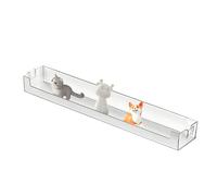 Estantes flotantes transparentes - Estante de pared acrílico | Estantes colgantes de pared de acrílico | Decoración de pared para baño, dormitorio, sala de estar, cocina, expositor multiusos y estante