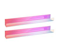 Estantes magnéticos para el aula - Organizador de cocina magnético para pizarra blanca - 2 piezas de acrílico sin perforaciones almacenamiento en el aula, frigorífico, estanterías reutilizables para