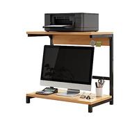Estantes para Impresoras, Estantes Elevados para Computadoras De Escritorio, Soportes para Monitores De Dos Niveles Y Estantes para Pantallas para Escritorio, Impresora, Copiadora (A 48×30×55cm)