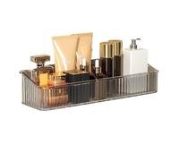 Estantes transparentes para baño, organizador de ducha autoadhesivo grande, organizador de pared sin taladro, para almacenamiento de cocina y baño, diseño de plástico duradero