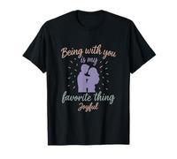 Estar contigo es lo Que más me Gusta, diseño de Abrazo romántico Camiseta