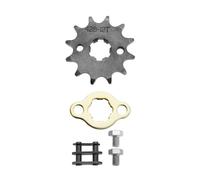 Estar en tu mente Be In Your Mind 428 12T 17 mm - Placa de retención de Cadena de piñón Delantero para Motocicleta de 50 CC, 70 CC, 90 CC, 110 CC y 125 CC