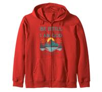 Estar quieto y Saber - Salmo 46:10 Retro Mountain Christian Sudadera con Capucha