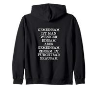 Estar Solos Juntos es terriblemente Cruel. Sudadera con Capucha