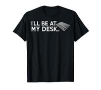 Estaré en mi Escritorio: Funny Sound Guy, Ingeniero de Estudio de Mezcla Camiseta