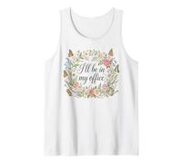 Estaré en mi Oficina Jardín Humor Amante de la jardinería Camiseta sin Mangas