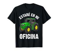 Estaré En Mi Oficina Tractor Agricultor Granjero Tractores Camiseta