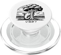 ¿Estás ahí? Delfín Escondido detrás de un árbol. Otro Juego de Palabras de Japón PopSockets PopGrip para MagSafe