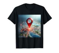 Estás aquí GPS Pin Ubicación de Viaje Camiseta