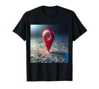 Estás aquí GPS Pin Ubicación de Viaje Camiseta
