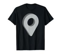 Estás aquí GPS Pin Ubicación de Viaje Camiseta gráfica económica