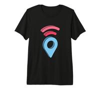 Estás aquí GPS Pin Ubicación de Viaje Camiseta Premium