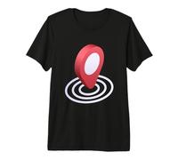 Estás aquí GPS Pin Ubicación de Viaje Camiseta Premium