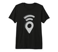 Estás aquí GPS Pin Ubicación de Viaje Camiseta Premium