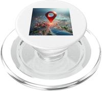 Estás aquí GPS Pin Ubicación de Viaje PopSockets PopGrip para MagSafe