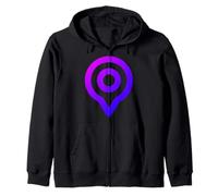 Estás aquí GPS Pin Ubicación de Viaje Sudadera con Capucha