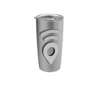 Estás aquí GPS Pin Ubicación de viaje Vaso térmico de acero inoxidable de doble pared