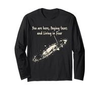 Estás aquí pagando impuestos y viviendo con Miedo Vía Láctea Galaxy Manga Larga