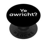 ¿Estás Bien? Divertida Palabra Escocesa PopSockets PopGrip Adhesivo
