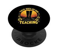 Estas Botas están Hechas para enseñar Frases Divertidas en la Escuela PopSockets PopGrip Adhesivo