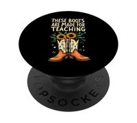 Estas Botas están Hechas para enseñar Frases Divertidas en la Escuela PopSockets PopGrip Adhesivo