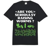 ¿Estás criando Gusanos en Serio? Sí, Soy Fan de la vermicultura Comfort Colors Adult Heavyweight T-Shirt