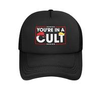 Estás en una secta. Gorra de béisbol de Camionero de Malla Anti-Idiotas.