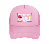 Estás en una secta. Gorra de béisbol de Camionero de Malla Anti-Idiotas.
