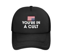 Estás en una secta. Gorra de béisbol de Camionero de Malla Anti-Idiotas.
