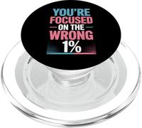Estás enfocado en el orgullo transgénero equivocado 1% Mujeres Hombres PopSockets PopGrip para MagSafe