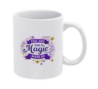 Estás Hecho De Magia Taza Cerámica Taza De Café Con Asa Tazas 330Ml Para Hogar Bebidas Té