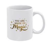 Estás Hecho De Magia Tazas Cerámica Taza De Café Porcelana Taza 330Ml Para Hogar Cacao Amigo